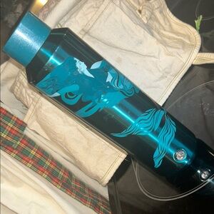 STARBUCKS Siren Mermaid 2023 Teal 20oz Insulated Stainless Steel Bottle